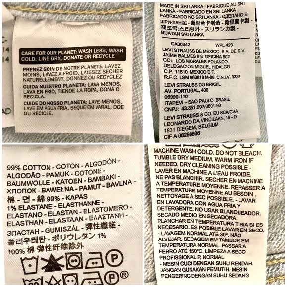 Levi’s Light Wash Distressed Denim Vest - Picture 6 of 6